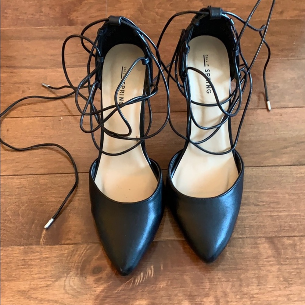 Spring Strappy Heals - Picture 1 of 4